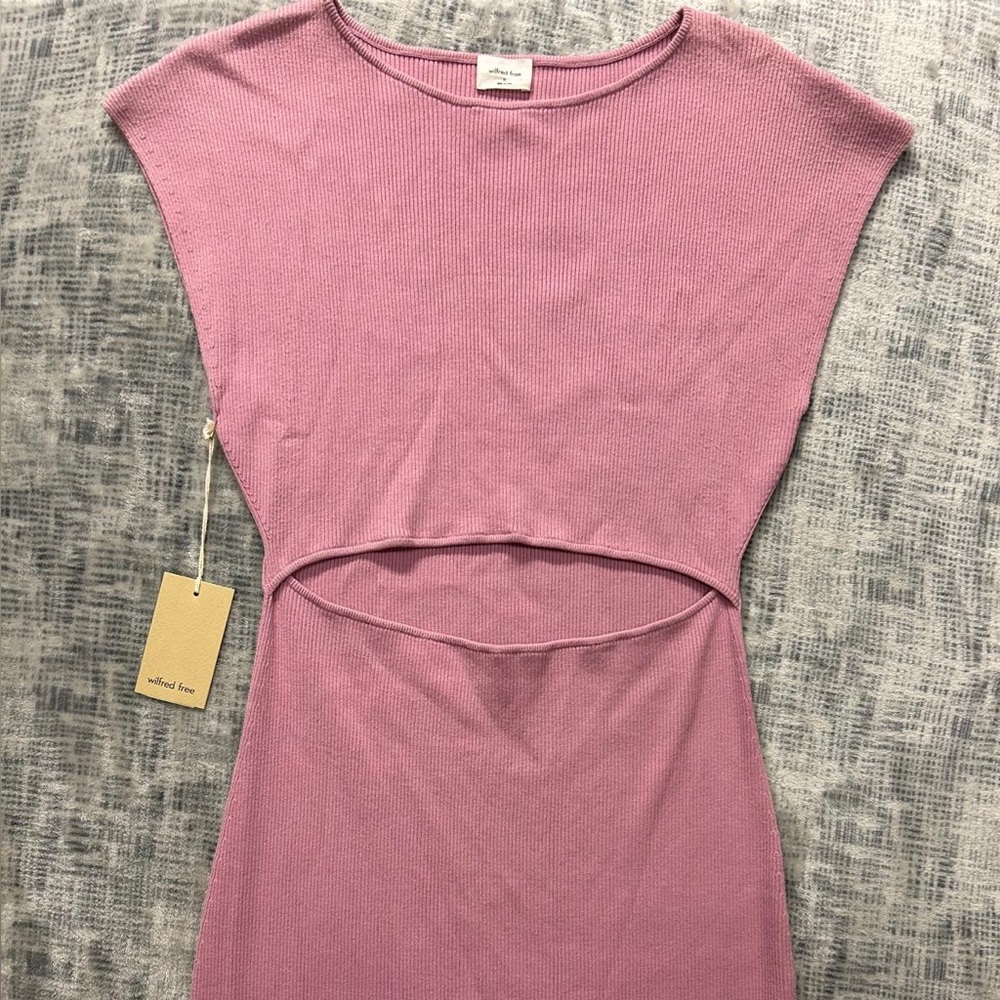 Wilfred Cutout Knits MIDI Dress XL